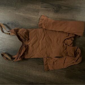 SKIMS Rusty Orange Bodysuit